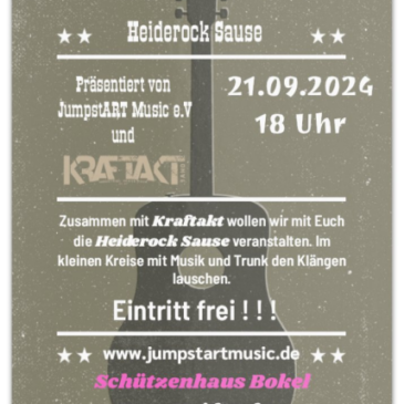 KRAFTAKT Live – 21.09.2024 – HEIDEROCK SAUSE – Bokel